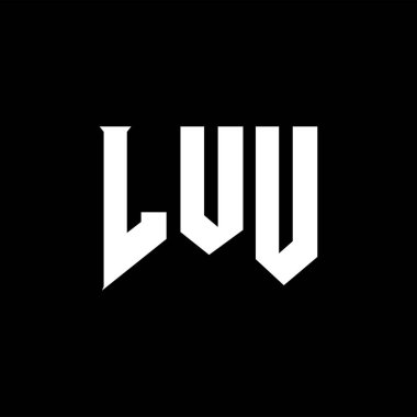 Teknoloji şirketi için LUU mektup logosu tasarımı. LUU logo tasarımı siyah-beyaz renk kombinasyonu. LUU logosu, LUU vektörü, LUU tasarımı, LUU simgesi, LUU alfabesi. LUU tipografi logosu tasarımı.