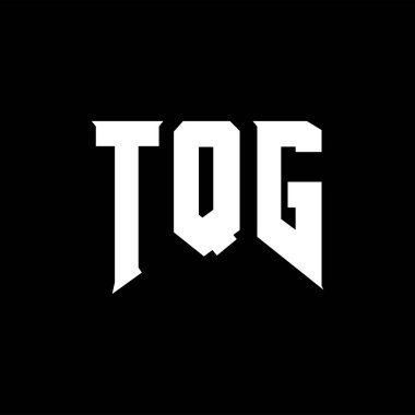 Teknoloji şirketi için TQG harf logosu tasarımı. TQG logo tasarımı siyah ve beyaz renk kombinasyonu. TQG logosu, TQG vektörü, TQG tasarımı, TQG simgesi, TQG alfabesi. TQG tipografi logosu tasarımı.