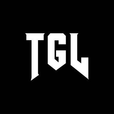 Teknoloji şirketi için TGL harf logosu tasarımı. TGL logo tasarımı siyah ve beyaz renk kombinasyonu. TGL logosu, TGL vektörü, TGL tasarımı, TGL simgesi, TGL alfabesi. TGL tipografi logosu tasarımı.