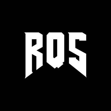 Teknoloji şirketi için RQS harf logosu tasarımı. RQS logo tasarımı siyah ve beyaz renk kombinasyonu. RQS logosu, RQS vektörü, RQS tasarımı, RQS simgesi, RQS alfabesi. RQS tipografi logosu tasarımı.