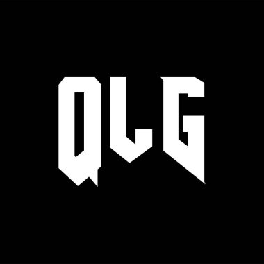 Teknoloji şirketi için QLG harf logosu tasarımı. QLG logo tasarımı siyah ve beyaz renk kombinasyonu. QLG logosu, QLG vektörü, QLG tasarımı, QLG simgesi, QLG alfabesi. QLG tipografi logosu tasarımı.