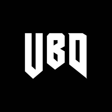 Teknoloji şirketi için UBD harf logosu tasarımı. UBD logo tasarımı siyah ve beyaz renk kombinasyonu. UBD logosu, UBD vektörü, UBD tasarımı, UBD simgesi, UBD alfabesi. UBD tipografi logosu tasarımı.