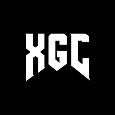 XGC teknoloji şirketi için harf logosu tasarımı. XGC logo tasarımı siyah ve beyaz renk kombinasyonu. XGC logosu, XGC vektörü, XGC tasarımı, XGC simgesi, XGC alfabesi. XGC tipografi logosu tasarımı.