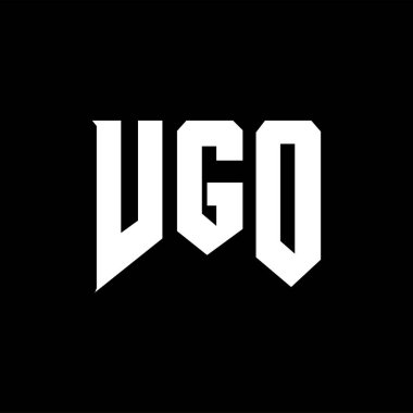 Teknoloji şirketi için VGO mektup logosu tasarımı. VGO logo tasarımı siyah ve beyaz renk kombinasyonu. VGO logosu, VGO vektörü, VGO tasarımı, VGO simgesi, VGO alfabesi. VGO tipografi logosu tasarımı.