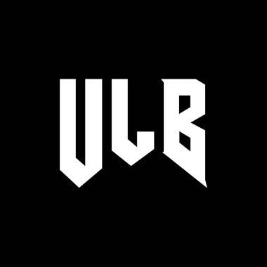 ULB 'nin teknoloji şirketi için logo tasarımı. ULB logo tasarımı siyah ve beyaz renk kombinasyonu. ULB logosu, ULB vektörü, ULB tasarımı, ULB simgesi, ULB alfabesi. ULB tipografi logo tasarımı.