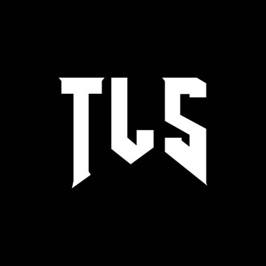 Teknoloji şirketi için TLS mektup logosu tasarımı. TLS logo tasarımı siyah ve beyaz renk kombinasyonu. TLS logosu, TLS vektörü, TLS tasarımı, TLS simgesi, TLS alfabesi. TLS tipografi logosu tasarımı.
