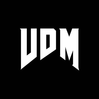 Teknoloji şirketi için VDM mektup logosu tasarımı. VDM logo tasarımı siyah ve beyaz renk kombinasyonu. VDM logosu, VDM vektörü, VDM tasarımı, VDM simgesi, VDM alfabesi. VDM tipografi logosu tasarımı.