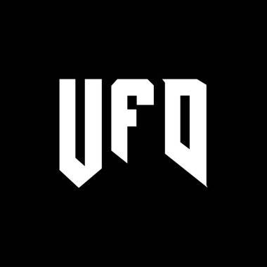 Teknoloji şirketi için UFD mektup logosu tasarımı. UFD logo tasarımı siyah ve beyaz renk kombinasyonu. UFD logosu, UFD vektörü, UFD tasarımı, UFD simgesi, UFD alfabesi. UFD tipografi logosu tasarımı.