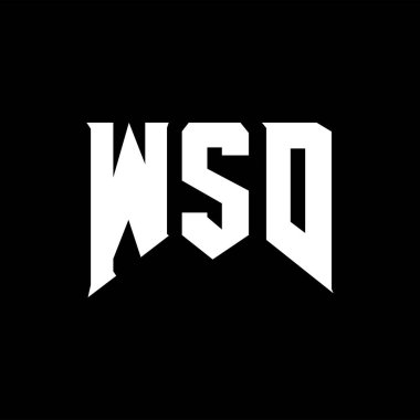 Teknoloji şirketi için WSD mektup logosu tasarımı. WSD logo tasarımı siyah ve beyaz renk kombinasyonu. WSD logosu, WSD vektörü, WSD tasarımı, WSD simgesi, WSD alfabesi. WSD tipografi logosu tasarımı.