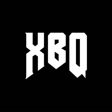 Teknoloji şirketi için XBQ harf logosu tasarımı. XBQ logosu siyah ve beyaz renk kombinasyonu tasarladı. XBQ logosu, XBQ vektörü, XBQ tasarımı, XBQ simgesi, XBQ alfabesi. XBQ tipografi logosu tasarımı.