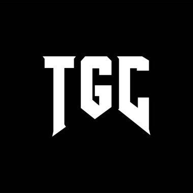 Teknoloji şirketi için TGC mektup logosu tasarımı. TGC logo tasarımı siyah ve beyaz renk kombinasyonu. TGC logosu, TGC vektörü, TGC tasarımı, TGC simgesi, TGC alfabesi. TGC tipografi logosu tasarımı.