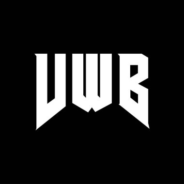 Teknoloji şirketi için VWB mektup logosu tasarımı. VWB logo tasarımı siyah ve beyaz renk kombinasyonu. VWB logosu, VWB vektörü, VWB tasarımı, VWB simgesi, VWB alfabesi. VWB tipografi logosu tasarımı.