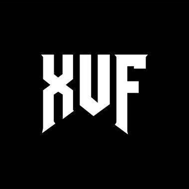 Teknoloji şirketi için XUF harf logosu tasarımı. XUF logosu siyah ve beyaz renk kombinasyonu tasarladı. XUF logosu, XUF vektörü, XUF tasarımı, XUF simgesi, XUF alfabesi. XUF tipografi logosu tasarımı.