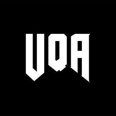 Teknoloji şirketi için UQA mektup logosu tasarımı. UQA logo tasarımı siyah-beyaz renk kombinasyonu. UQA logosu, UQA vektörü, UQA tasarımı, UQA simgesi, UQA alfabesi. UQA tipografi logosu tasarımı.