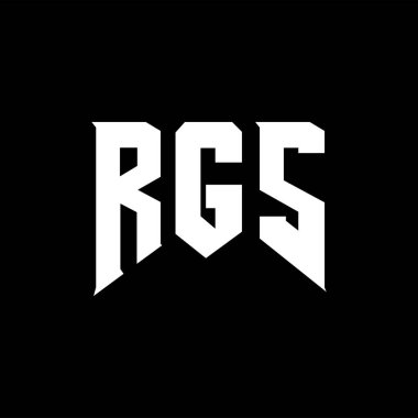 Teknoloji şirketi için RGS mektup logosu tasarımı. RGS logo tasarımı siyah ve beyaz renk kombinasyonu. RGS logosu, RGS vektörü, RGS tasarımı, RGS simgesi, RGS alfabesi. RGS tipografi logosu tasarımı.