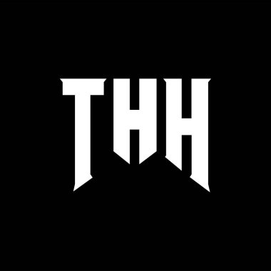 Teknoloji şirketi için THH mektup logosu tasarımı. THH logosu siyah ve beyaz renk kombinasyonu tasarladı. THH logosu, THH vektörü, THH dizaynı, THH simgesi, THH alfabesi. THH tipografi logosu tasarımı.