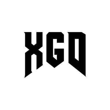 Teknoloji şirketi için XGD harf logosu tasarımı. XGD logo tasarımı siyah ve beyaz renk kombinasyonu. XGD logosu, XGD vektörü, XGD tasarımı, XGD simgesi, XGD alfabesi. XGD tipografi logosu tasarımı
