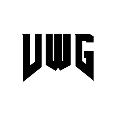 Teknoloji şirketi için VWG mektup logosu tasarımı. VWG logo tasarımı siyah ve beyaz renk kombinasyonu. VWG logosu, VWG vektörü, VWG tasarımı, VWG simgesi, VWG alfabesi. VWG tipografi logosu tasarımı