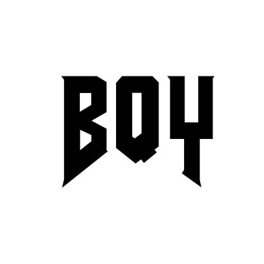 Teknoloji şirketi için BQY harf logosu tasarımı. BQY logo tasarımı siyah ve beyaz renk kombinasyonu. BQY logosu, BQY vektörü, BQY tasarımı, BQY simgesi, BQY alfabesi. BQY tipografi logosu tasarımı.