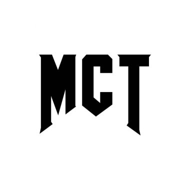 Teknoloji şirketi için MCT mektup logosu tasarımı. MCT logo tasarımı siyah ve beyaz renk kombinasyonu. MCT logosu, MCT vektörü, MCT tasarımı, MCT simgesi, MCT alfabesi. MCT tipografi logosu tasarımı