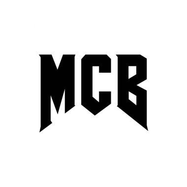 Teknoloji şirketi için MCB mektup logosu tasarımı. MCB logo tasarımı siyah ve beyaz renk kombinasyonu. MCB logosu, MCB vektörü, MCB tasarımı, MCB simgesi, MCB alfabesi. MCB tipografi logosu tasarımı