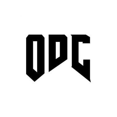 Teknoloji şirketi için YMB mektup logosu tasarımı. ODC logosu siyah-beyaz renk kombinasyonu tasarladı. ODC logosu, ODC vektörü, ODC tasarımı, ODC simgesi, ODC alfabesi. ODC tipografi logosu tasarımı