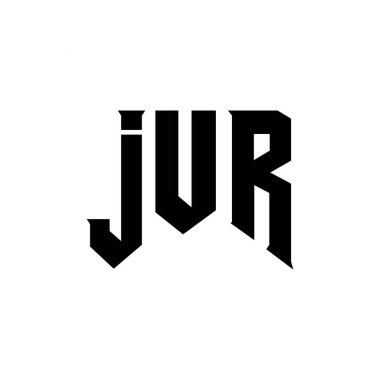 Teknoloji şirketi için JUR mektup logosu tasarımı. JUR logo tasarımı siyah ve beyaz renk kombinasyonu. JUR logosu, JUR vektörü, JUR tasarımı, JUR simgesi, JUR alfabesi. JUR tipografi logosu tasarımı