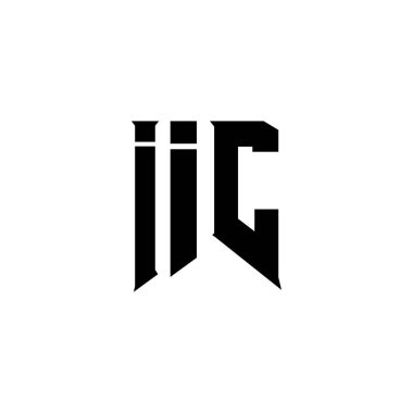 Teknoloji şirketi için IIC mektup logosu tasarımı. IIC logosu siyah ve beyaz renk kombinasyonu tasarladı. IIC logosu, IIC vektörü, IIC tasarımı, IIC simgesi, IIC alfabesi.