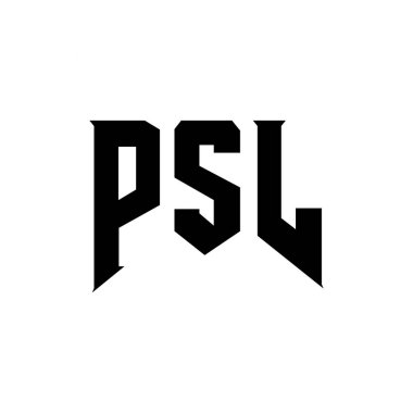 Teknoloji şirketi için PSL harf logosu tasarımı. PSL logo tasarımı siyah ve beyaz renk kombinasyonu. PSL logosu, PSL vektörü, PSL tasarımı, PSL simgesi, PSL alfabesi. PSL tipografi logosu tasarımı