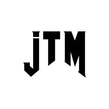 Teknoloji şirketi için JTM mektup logosu tasarımı. JTM logo tasarımı siyah ve beyaz renk kombinasyonu. JTM logosu, JTM vektörü, JTM tasarımı, JTM simgesi, JTM alfabesi. JTM tipografi logosu tasarımı