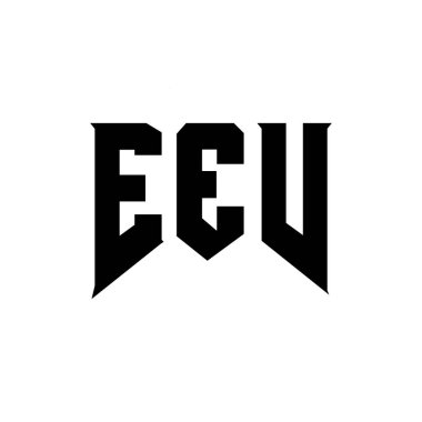 Teknoloji şirketi için AÇV mektup logosu tasarımı. AÇV logosu siyah ve beyaz renk kombinasyonu tasarladı. EEV logosu, EEV vektörü, EEV tasarımı, EEV simgesi, AÇV alfabesi. AÇV tipografi logosu tasarımı