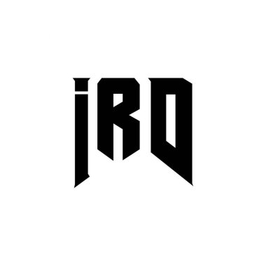 Teknoloji şirketi için IRD mektup logosu tasarımı. IRD logosu siyah-beyaz renk kombinasyonu tasarladı. IRD logosu, IRD vektörü, IRD tasarımı, IRD simgesi, IRD alfabesi. IRD tipografi logosu tasarımı