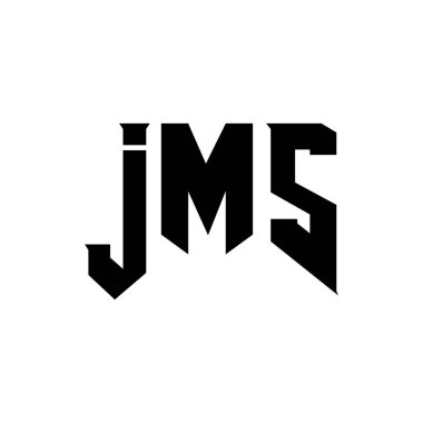 Teknoloji şirketi için JMS mektup logosu tasarımı. JMS logosu siyah ve beyaz renk kombinasyonu tasarladı. JMS logosu, JMS vektörü, JMS tasarımı, JMS simgesi, JMS alfabesi. JMS tipografi logo tasarımı