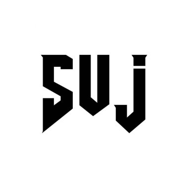 Teknoloji şirketi için SUJ mektup logosu tasarımı. SUJ logosu siyah-beyaz renk kombinasyonu tasarladı. SUJ logosu, SUJ vektörü, SUJ tasarımı, SUJ simgesi, SUJ alfabesi. SUJ tipografi logosu tasarımı