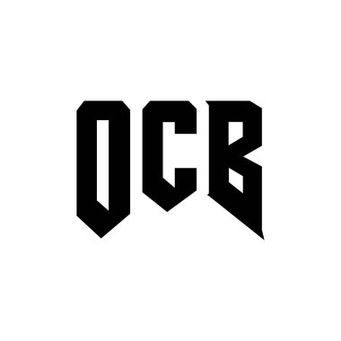 Teknoloji şirketi için OCB mektup logosu tasarımı. OCB logo tasarımı siyah ve beyaz renk kombinasyonu. OCB logosu, OCB vektörü, OCB tasarımı, OCB simgesi, OCB alfabesi. OCB tipografi logosu tasarımı