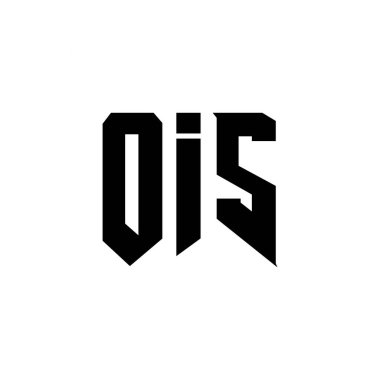 Teknoloji şirketi için OIS mektup logosu tasarımı. OIS logo tasarımı siyah ve beyaz renk kombinasyonu. OIS logosu, OIS vektörü, OIS tasarımı, OIS simgesi, OIS alfabesi. OIS tipografi logosu tasarımı