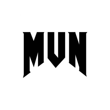 Teknoloji şirketi için MVN harf logosu tasarımı. MVN logo tasarımı siyah ve beyaz renk kombinasyonu. MVN logosu, MVN vektörü, MVN tasarımı, MVN simgesi, MVN alfabesi. MVN tipografi logosu tasarımı