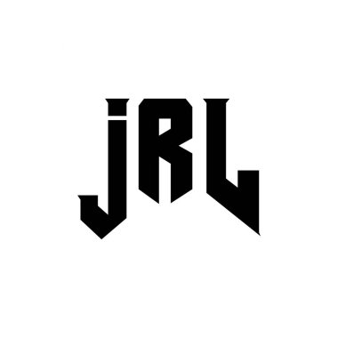 Teknoloji şirketi için JRL mektup logosu tasarımı. JRL logo tasarımı siyah ve beyaz renk kombinasyonu. JRL logosu, JRL vektörü, JRL tasarımı, JRL simgesi, JRL alfabesi. JRL tipografi logosu tasarımı