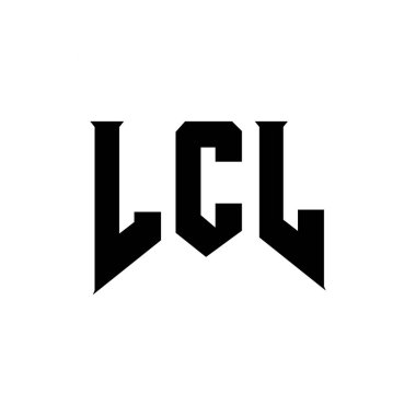 Teknoloji şirketi için LCL harf logosu tasarımı. LCL logo tasarımı siyah ve beyaz renk kombinasyonu. LCL logosu, LCL vektörü, LCL tasarımı, LCL simgesi, LCL alfabesi. LCL tipografi logosu tasarımı