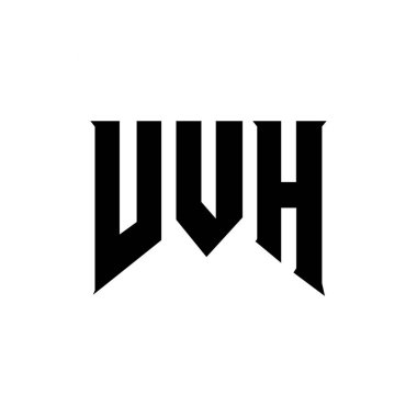 Teknoloji şirketi için VVH mektup logosu tasarımı. VVH logosu siyah ve beyaz renk kombinasyonu tasarladı. VVH logosu, VVH vektörü, VVH tasarımı, VVH simgesi, VVH alfabesi. VVH tipografi logosu tasarımı