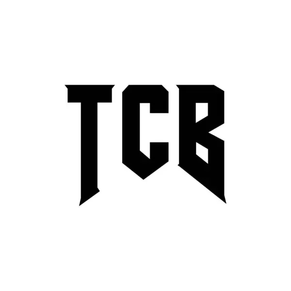 Teknoloji şirketi için TCB harf logosu tasarımı. TCB logo tasarımı siyah ve beyaz renk kombinasyonu. TCB logosu, TCB vektörü, TCB tasarımı, TCB simgesi, TCB alfabesi. TCB tipografi logosu tasarımı