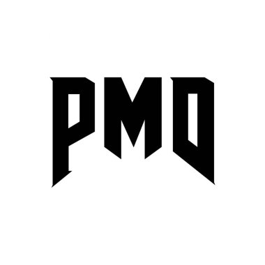 Teknoloji şirketi için PMD mektup logosu tasarımı. PMD logo tasarımı siyah ve beyaz renk kombinasyonu. PMD logosu, PMD vektörü, PMD tasarımı, PMD simgesi, PMD alfabesi. PMD tipografi logosu tasarımı