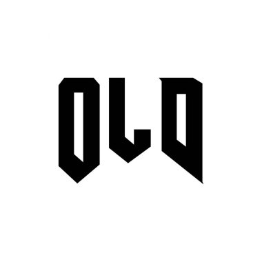 Teknoloji şirketi için eski harf logosu tasarımı. Eski logo tasarımı siyah ve beyaz renk kombinasyonu. Eski logo, eski vektör, eski dizayn, eski simge, eski alfabe. Eski tipografi logosu tasarımı