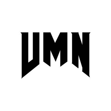 Teknoloji şirketi için VMN harf logosu tasarımı. VMN logo tasarımı siyah ve beyaz renk kombinasyonu. VMN logosu, VMN vektörü, VMN tasarımı, VMN simgesi, VMN alfabesi. VMN tipografi logosu tasarımı