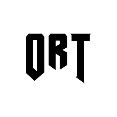 Teknoloji şirketi için ameliyathane logosu tasarımı. Ameliyathane logosu siyah ve beyaz renk kombinasyonu tasarladı. Ameliyathane logosu, ameliyathane tasarımı, ameliyathane simgesi, ameliyathane alfabesi. ORT tipografi logosu tasarımı