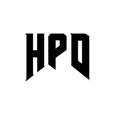 HPD teknoloji şirketi için mektup logosu tasarımı. HPD logosu siyah-beyaz renk kombinasyonu tasarladı. HPD logosu, HPD vektörü, HPD tasarımı, HPD simgesi, HPD alfabesi. HPD tipografi logosu tasarımı