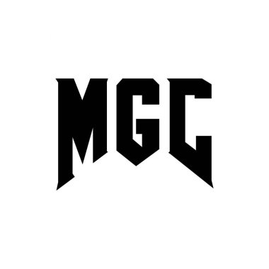 Teknoloji şirketi için MGC mektup logosu tasarımı. MGC logo tasarımı siyah ve beyaz renk kombinasyonu. MGC logosu, MGC vektörü, MGC tasarımı, MGC simgesi, MGC alfabesi. MGC tipografi logosu tasarımı