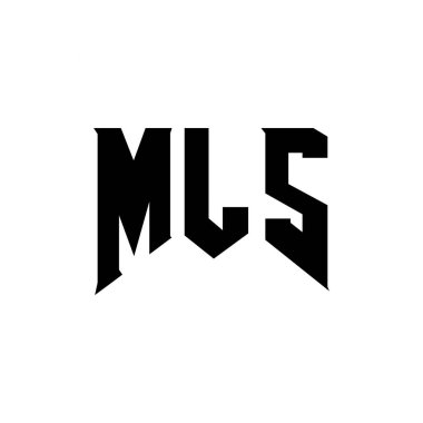 Teknoloji şirketi için MLS mektup logosu tasarımı. MLS logo tasarımı siyah ve beyaz renk kombinasyonu. MLS logosu, MLS vektörü, MLS tasarımı, MLS simgesi, MLS alfabesi. MLS tipografi logosu tasarımı