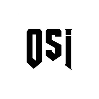 Teknoloji şirketi için CSI harf logosu tasarımı. CSI logo tasarımı siyah beyaz renk kombinasyonu. CSI logosu, CSI vektörü, CSI tasarımı, CSI simgesi, CSI alfabesi. OSI tipografi logo tasarımı
