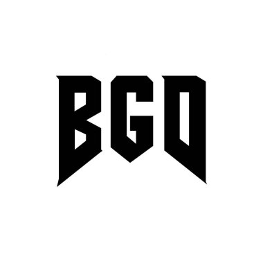 Teknoloji şirketi için BGD mektup logosu tasarımı. BGD logo tasarımı siyah ve beyaz renk kombinasyonu. BGD logosu, BGD vektörü, BGD tasarımı, BGD simgesi, BGD alfabesi. BGD tipografi logosu tasarımı.